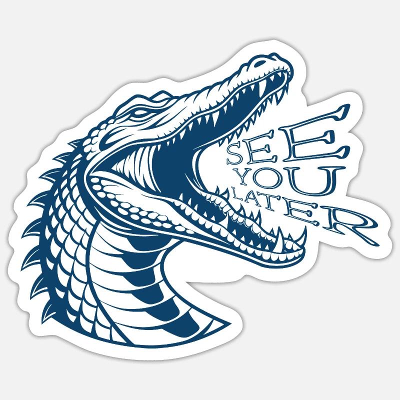 Bis später Sticker Größe S (10 x 10 cm)