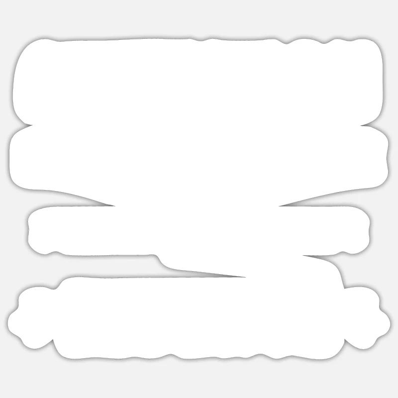 prof histoire - Sticker taille S (10 x 10 cm) - blanc mat