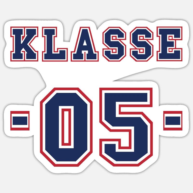 Klasse 5 - Start weiterführende Schule - 5. Klasse Sticker Größe S (10 x 10 cm)