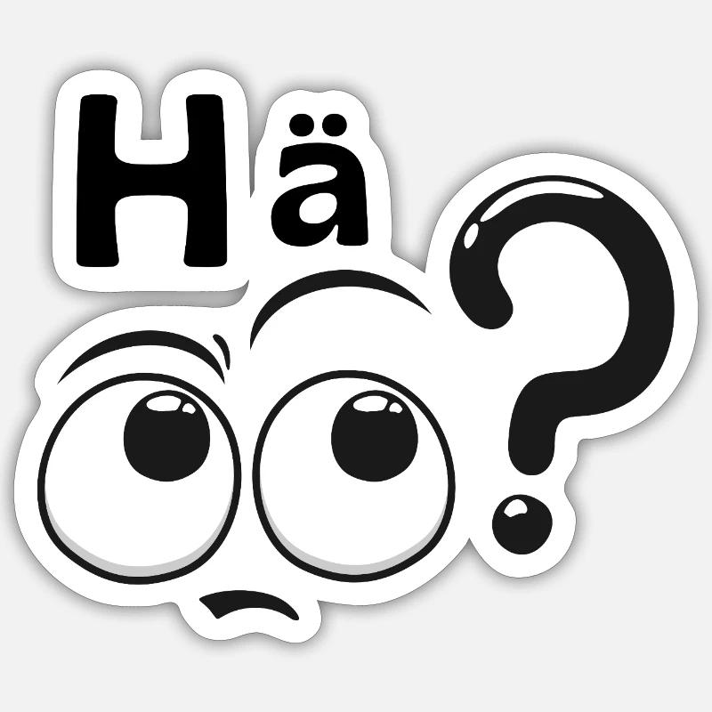 Hein? Sticker taille S (10 x 10 cm)