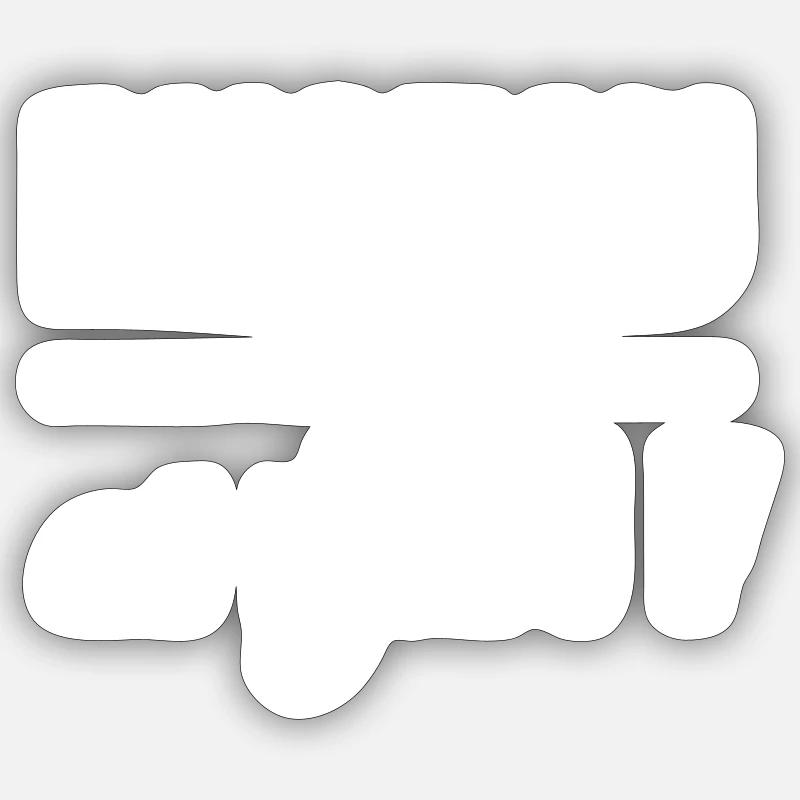 Sticker Größe S (10 x 10 cm) - 