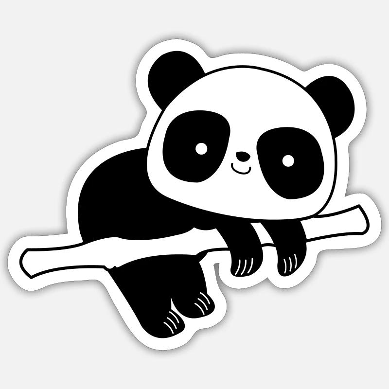 Panda Sticker size S (10 x 10 cm)