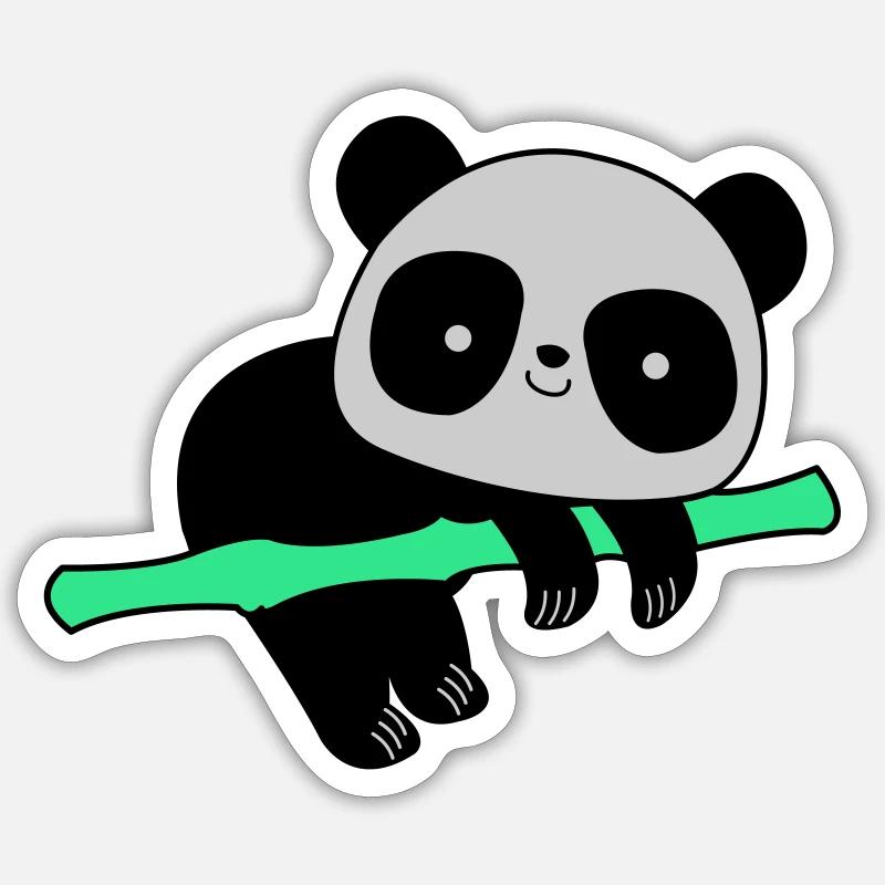 Panda Sticker size S (10 x 10 cm)