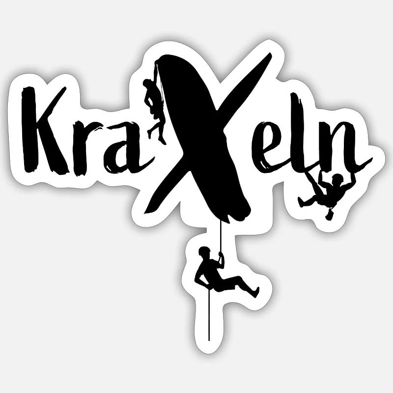 clamber - Sticker size S (10 x 10 cm) - white matte