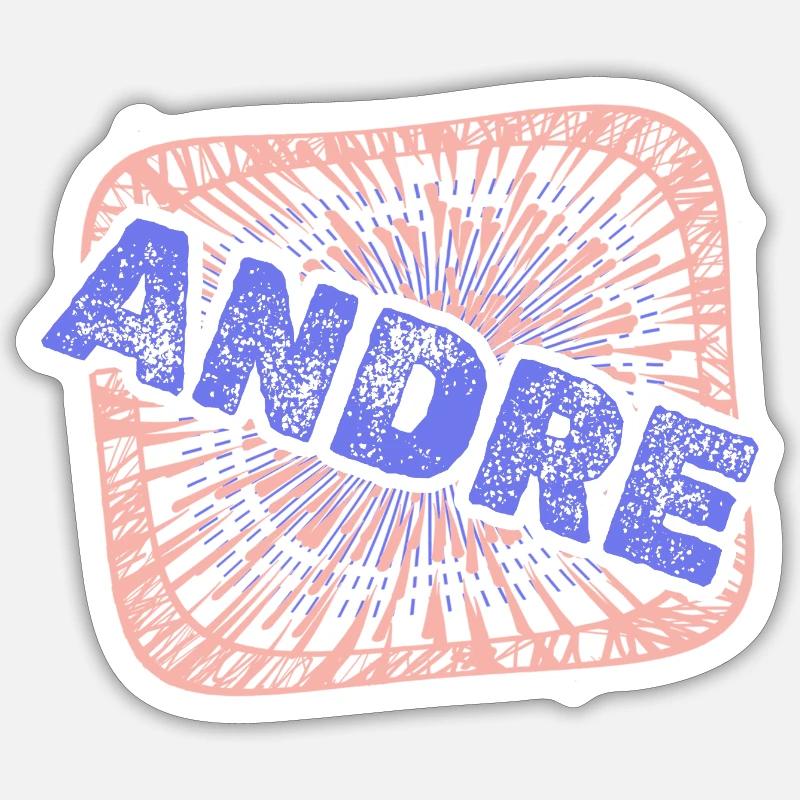 Collègue André Sticker taille S (10 x 10 cm)