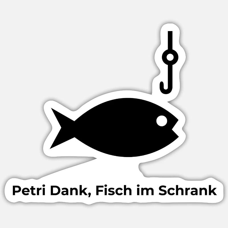 Pedri Dank - Sticker Größe S (10 x 10 cm) - Mattweiß