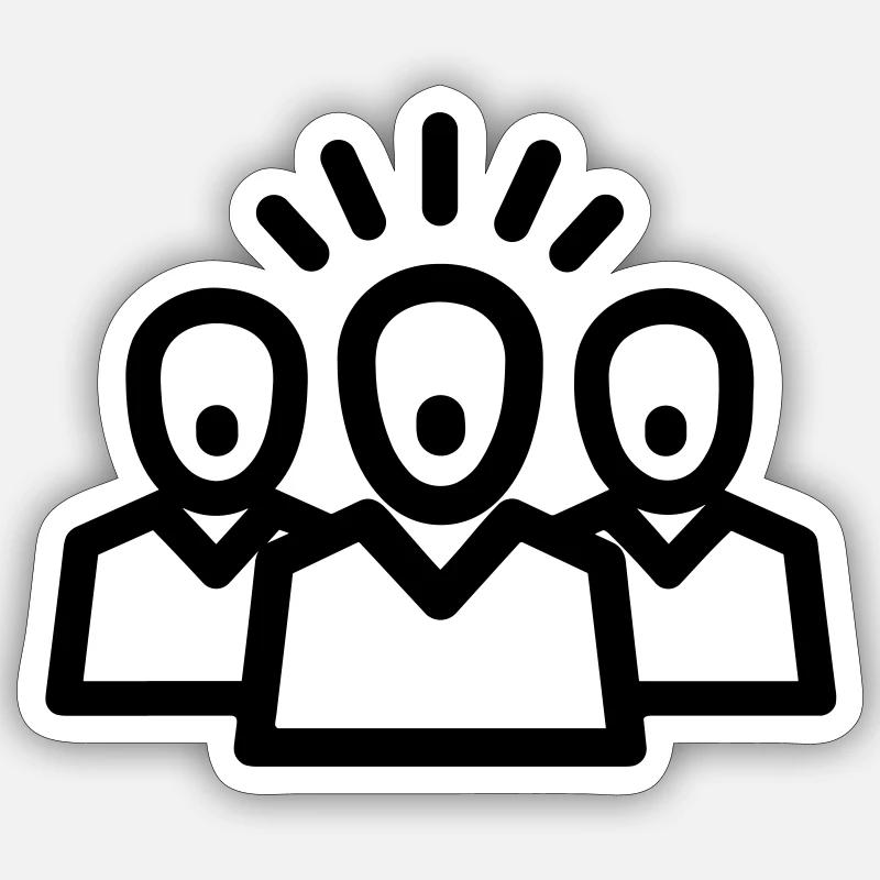 choir Sticker size S (10 x 10 cm)