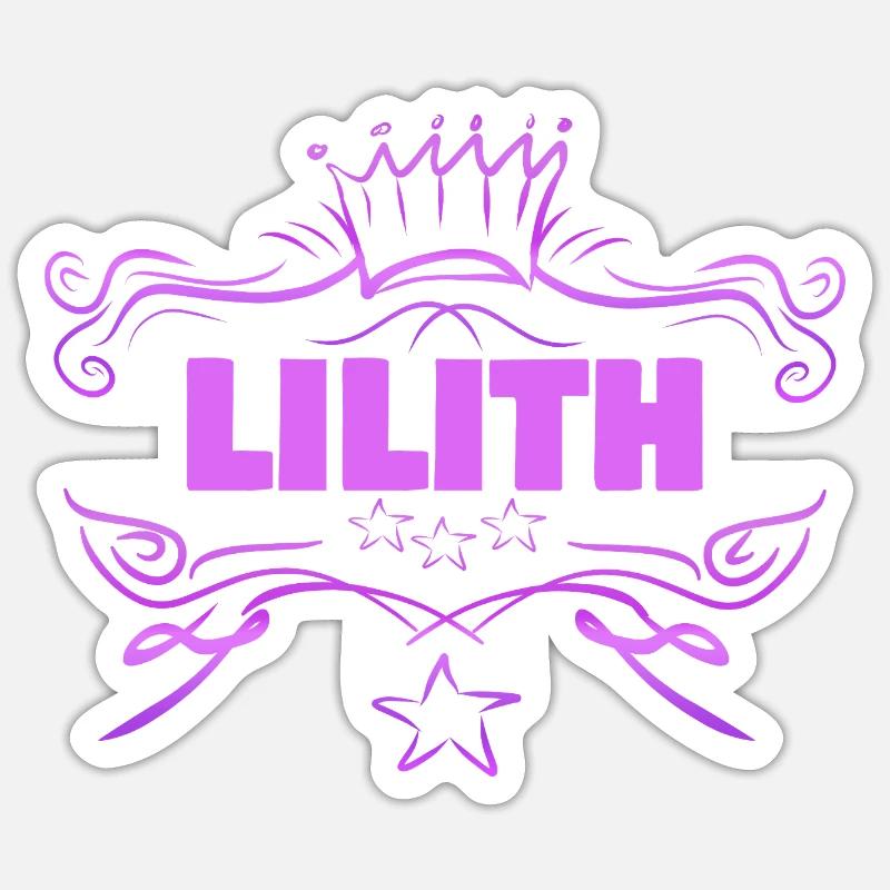 Lilith - Sticker Größe S (10 x 10 cm) - Mattweiß