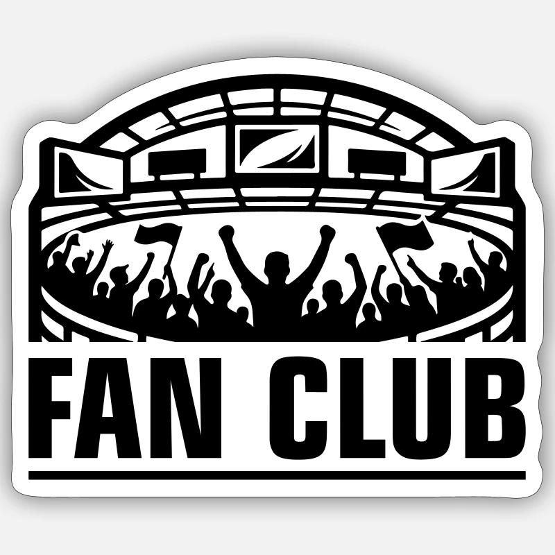 Fan Club Stadium Sticker size S (10 x 10 cm)