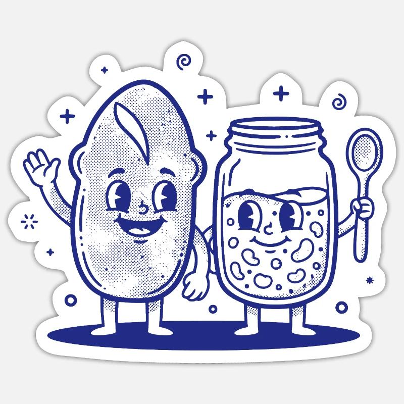 Sourdough Bread Baking Baker Sourdough Starter Jar Sticker Größe S (10 x 10 cm)