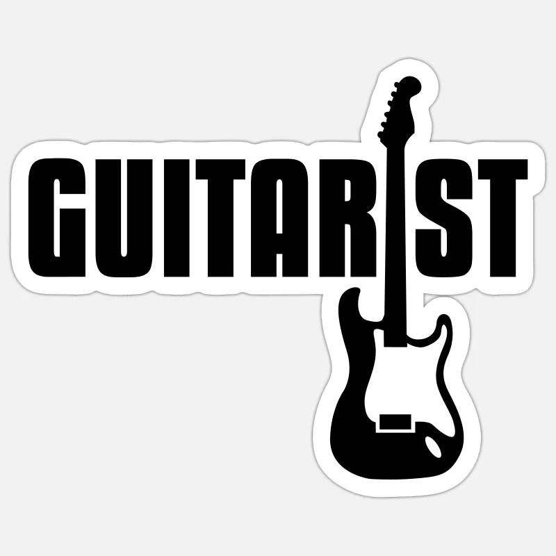 guitarist Sticker