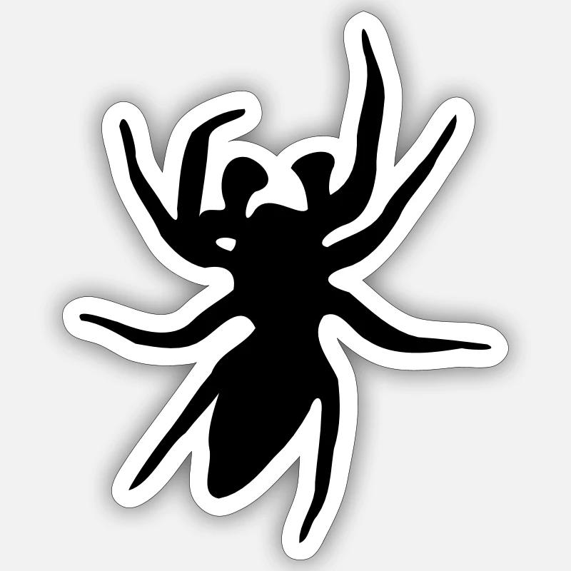 Spider Sticker Größe S (10 x 10 cm)