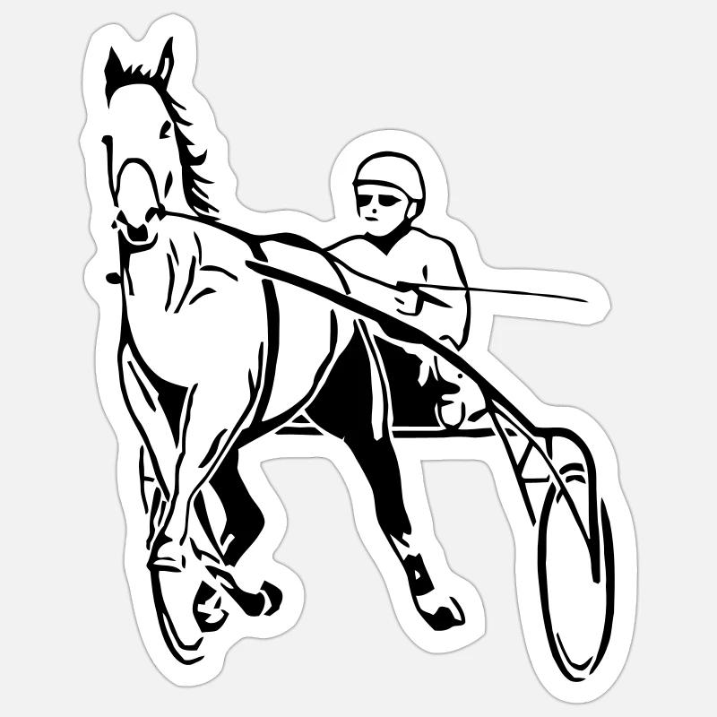 Der Trotter Sticker Größe S (10 x 10 cm)