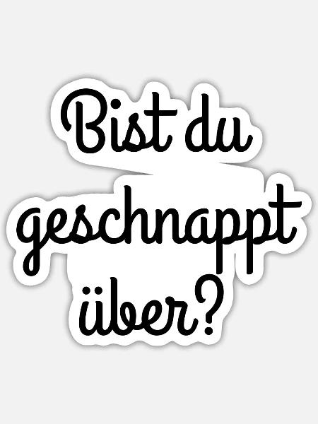 Bist du geschnappt über? / Apollo 13 / Filmzitat - Sticker Größe S (10 x 10 cm) - Mattweiß