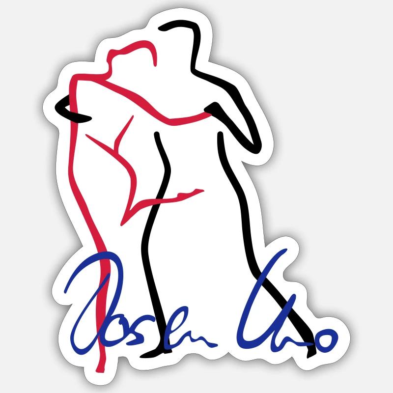 Tango-1 Sticker Größe S (10 x 10 cm)