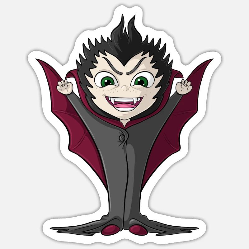 Poco Comic Vampire Sticker formato S (10 x 10 cm)