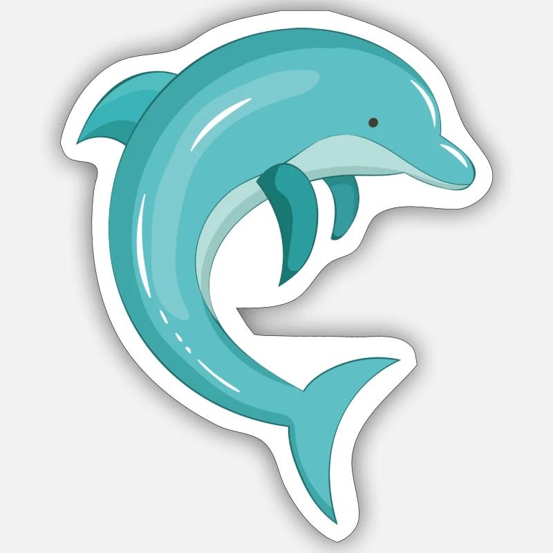 Delfin Sticker taille S (10 x 10 cm)