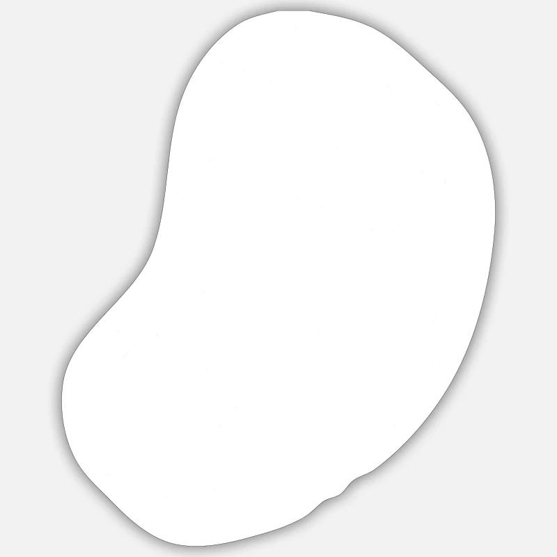 Fleisch - Sticker Größe S (10 x 10 cm) - Mattweiß