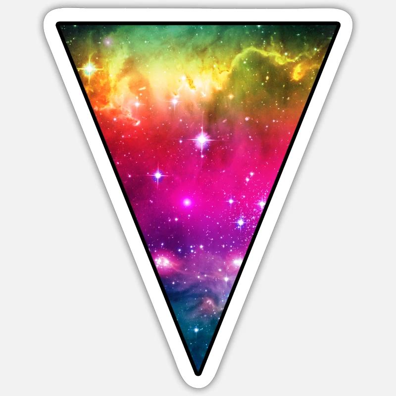 Rainbow Space - Sticker size S (10 x 10 cm) - white matte