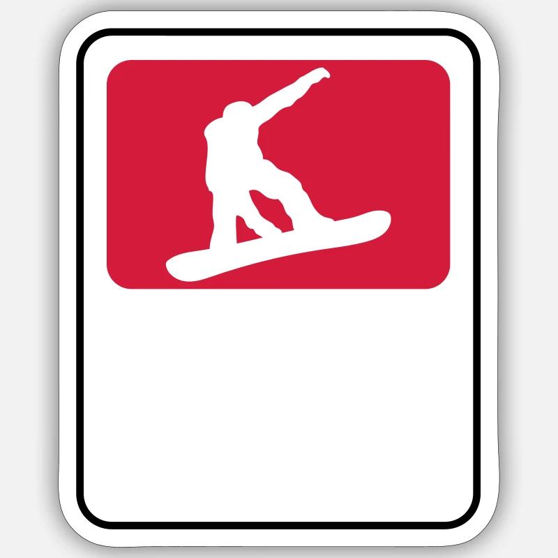 frame shield name text drive snowboard jump sp Sticker size S (10 x 10 cm)