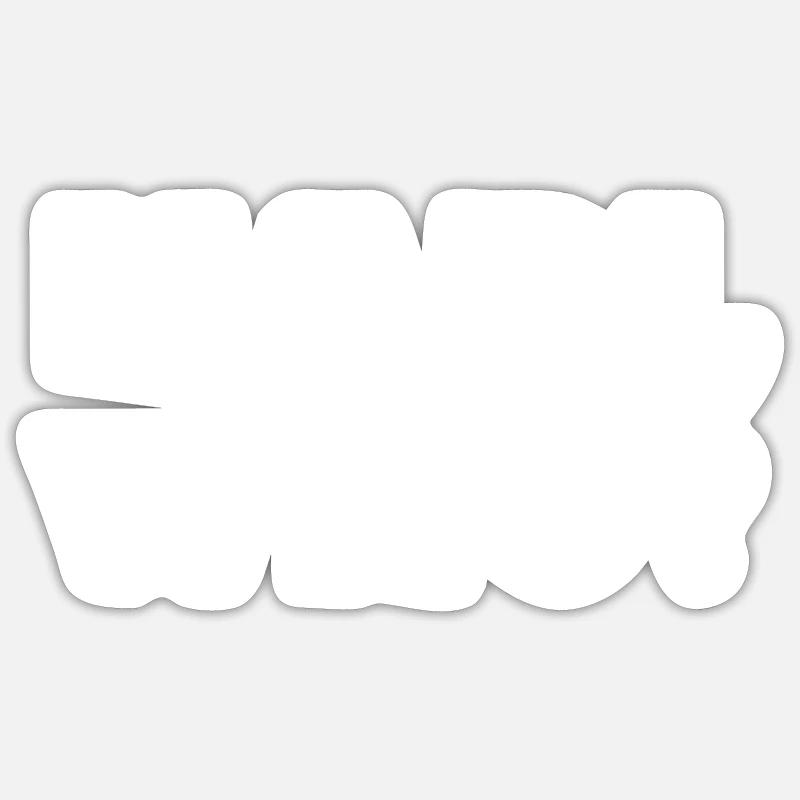 Karl who ? - Sticker taille S (10 x 10 cm) - blanc mat