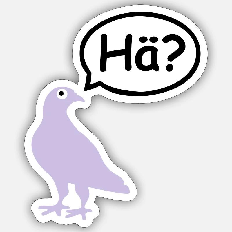 colombe Sticker taille S (10 x 10 cm)