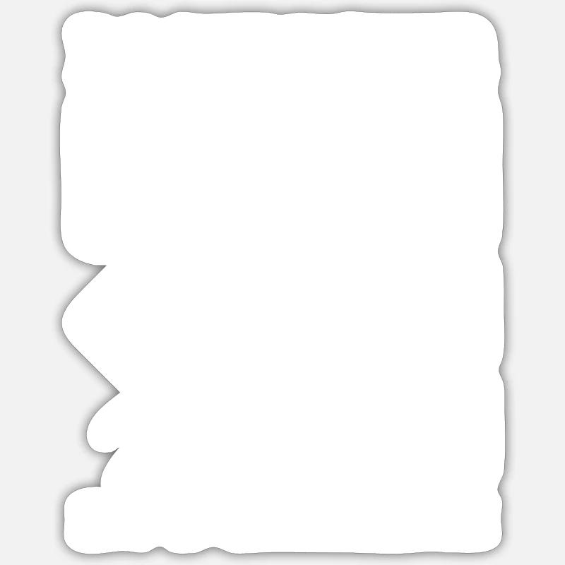 Dachdecker - Sticker Größe S (10 x 10 cm) - Mattweiß