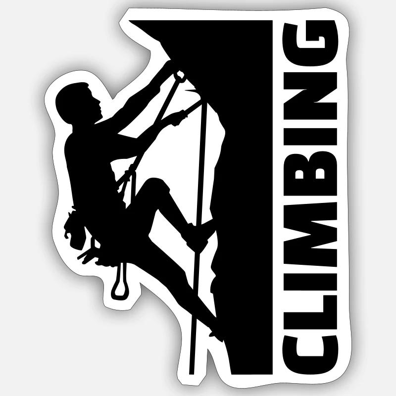 Climbing Sticker taille S (10 x 10 cm)