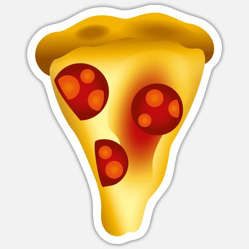 Smiley Pizza - Tarra koko S (10 x 10 cm) - mattavalkoinen