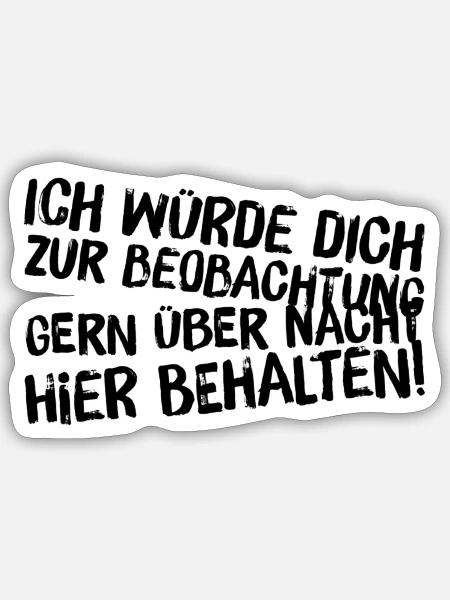 one night stand - Sticker Größe S (10 x 10 cm) - Mattweiß