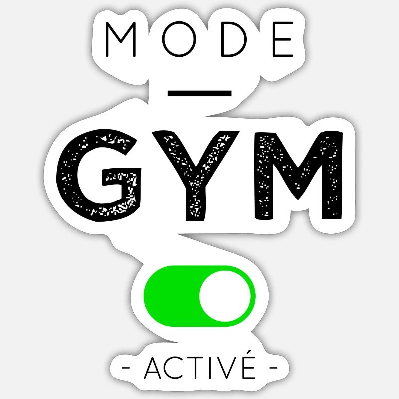 Active gym mode Sticker size S (10 x 10 cm)