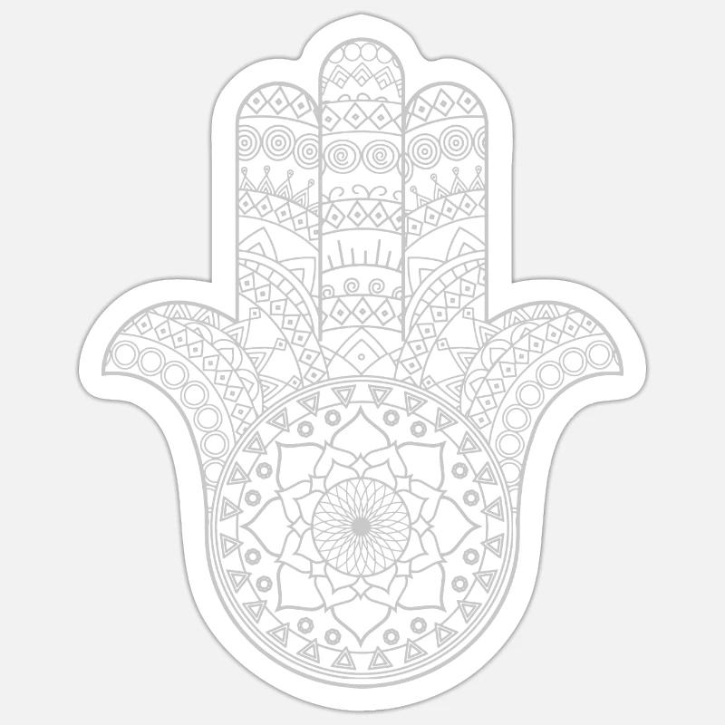 Main de Fatima Sticker taille S (10 x 10 cm)