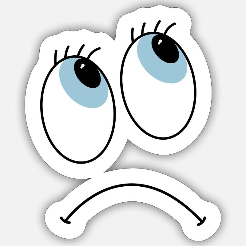 eyes Sticker size S (10 x 10 cm)