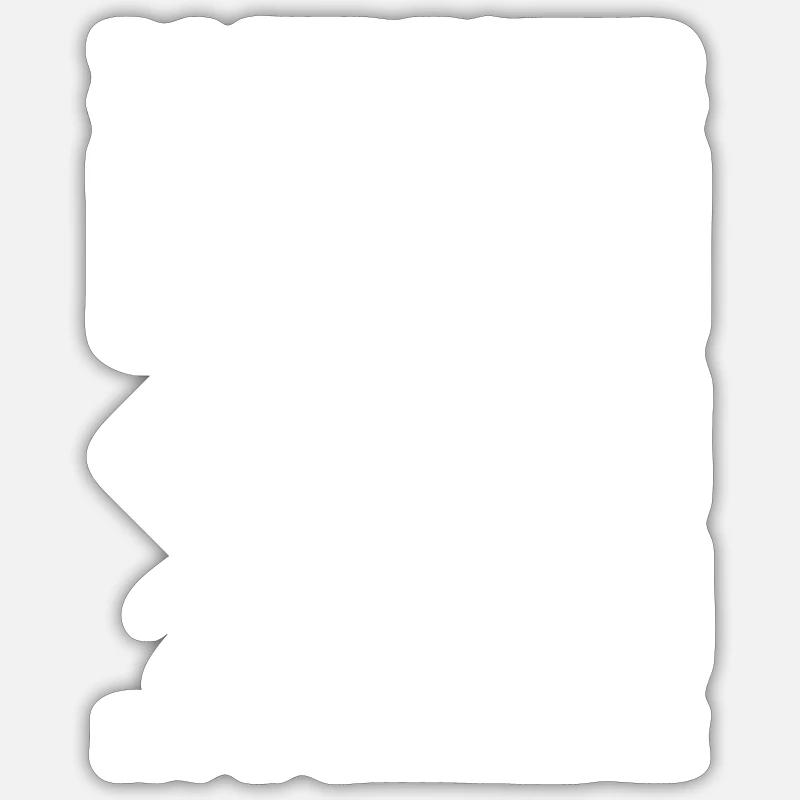 Dachdecker - Sticker Größe S (10 x 10 cm) - Mattweiß