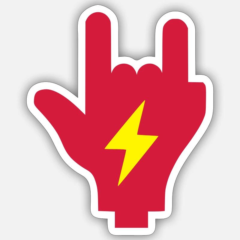 PlugHand Sticker Größe S (10 x 10 cm)