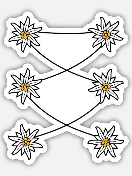 - Sticker size S (10 x 10 cm) - white matte