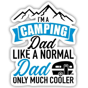 Wohnwagen - Sticker Größe S (10 x 10 cm) - Mattweiß - Vorne