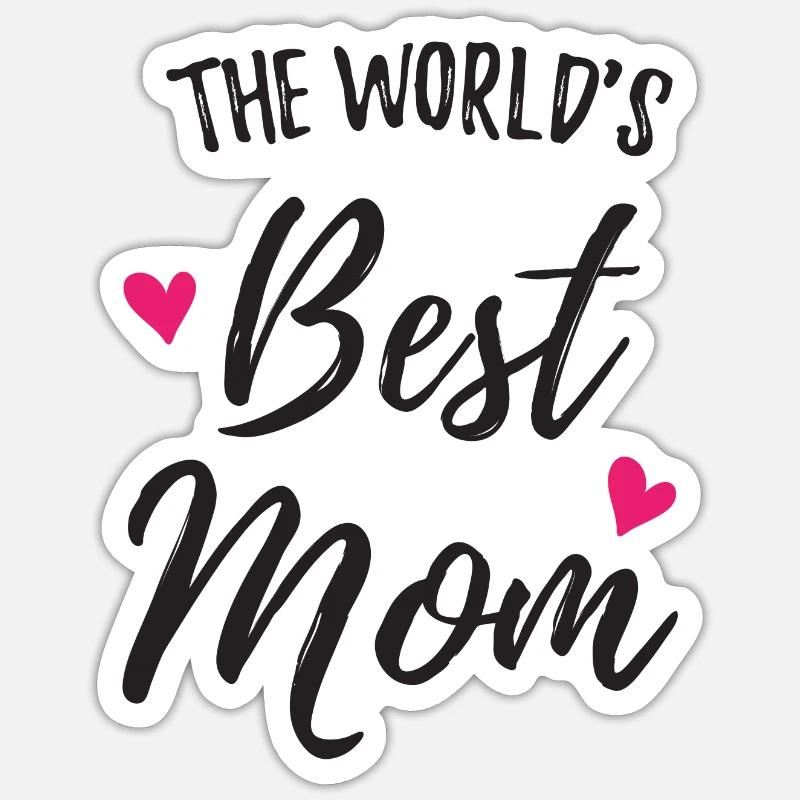 Die beste Mutter der Welt Sticker Größe S (10 x 10 cm)