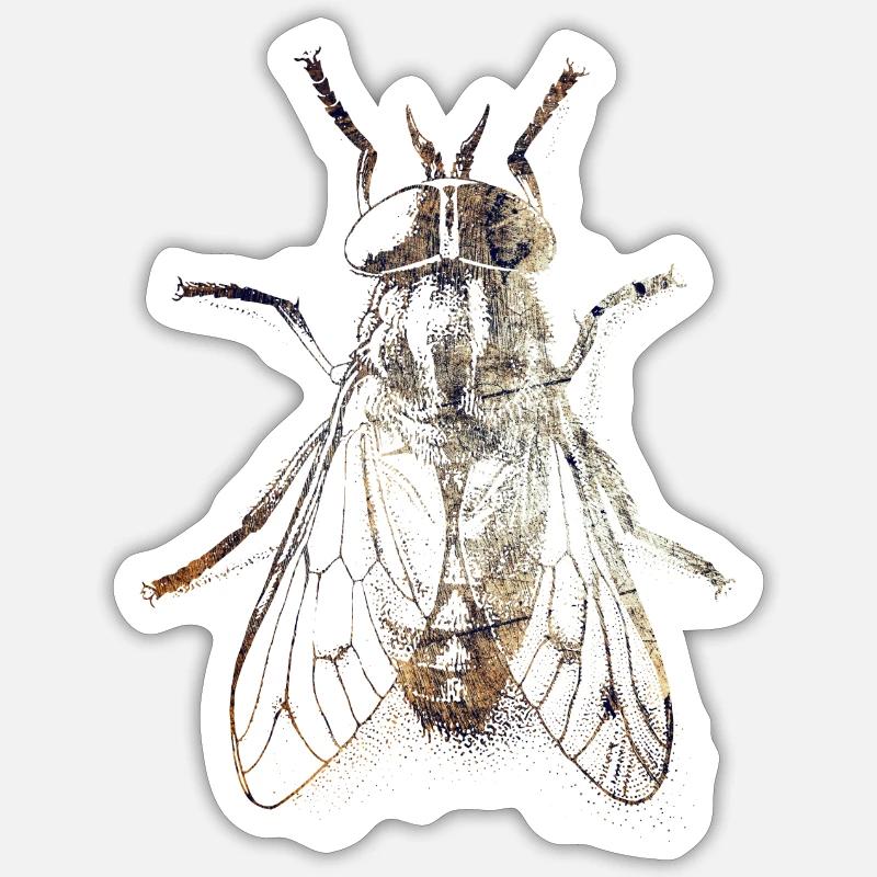 Fly Sticker size S (10 x 10 cm)