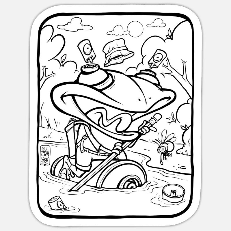 Sticker Größe S (10 x 10 cm) - 