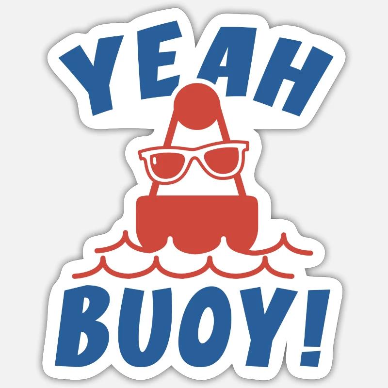 Ja Boje! - Sticker Größe S (10 x 10 cm) - Mattweiß