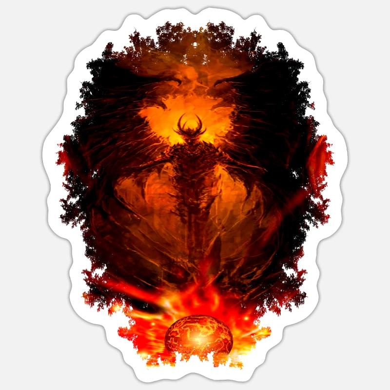 The Devil Sticker size S (10 x 10 cm)
