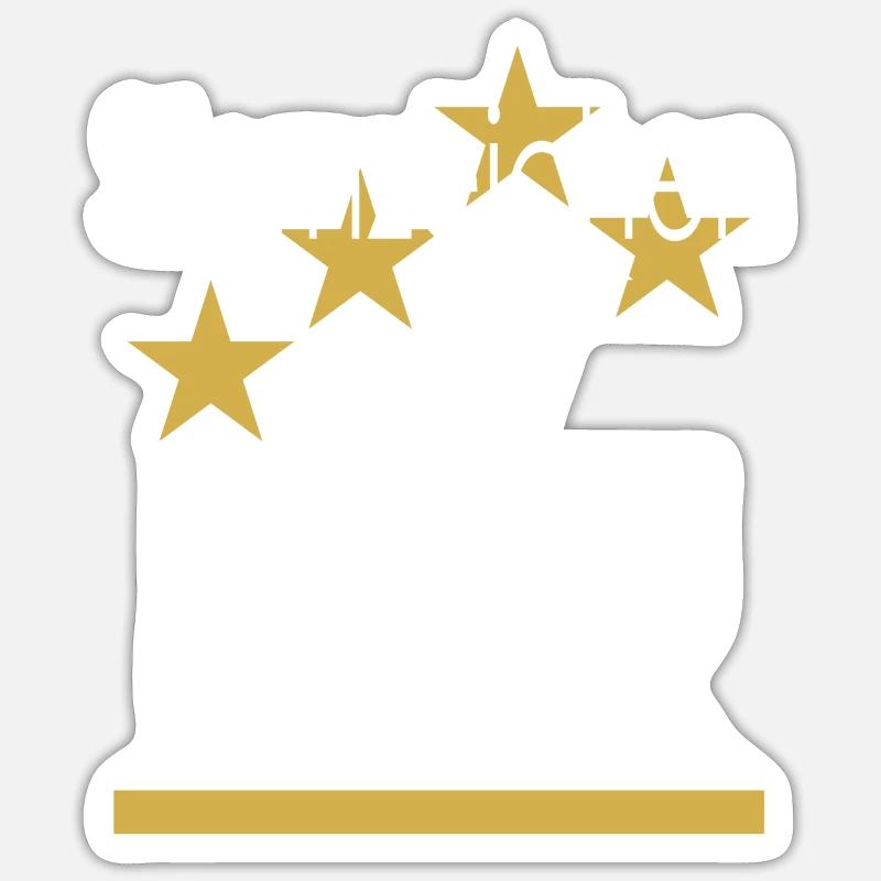 sternzeichen kein bock geschenkidee Sticker Größe S (10 x 10 cm)