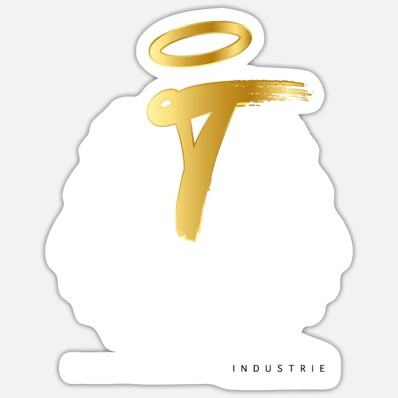 Transcendence Industry - Sticker size S (10 x 10 cm) - white matte