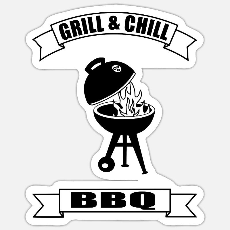 BBQ Sticker Größe S (10 x 10 cm)