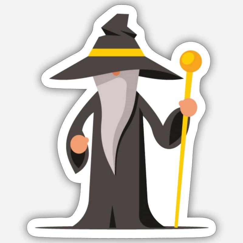 sorcier Sticker taille S (10 x 10 cm)