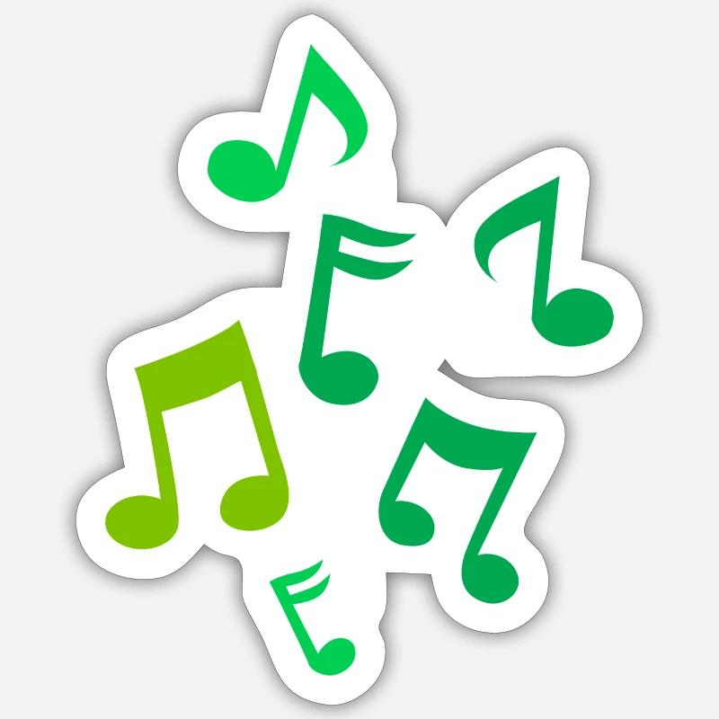 Music notes Sticker size S (10 x 10 cm)