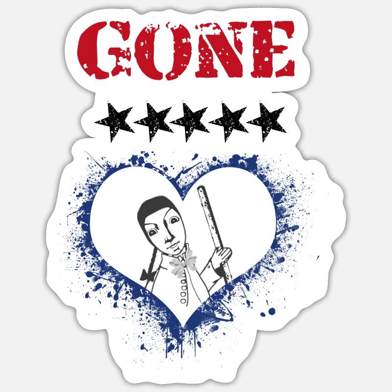 Sticker Größe S (10 x 10 cm) - 