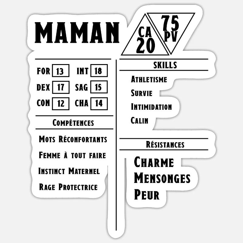 Sticker taille S (10 x 10 cm) - 