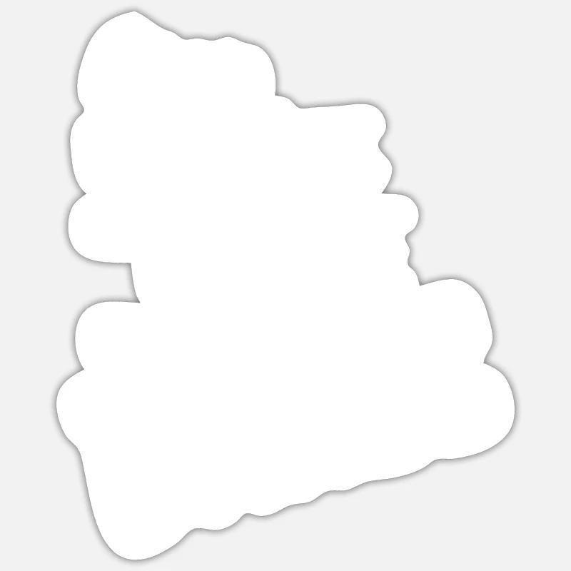 Rien n'arrête un peuple qui danse - Sticker taille S (10 x 10 cm) - blanc mat
